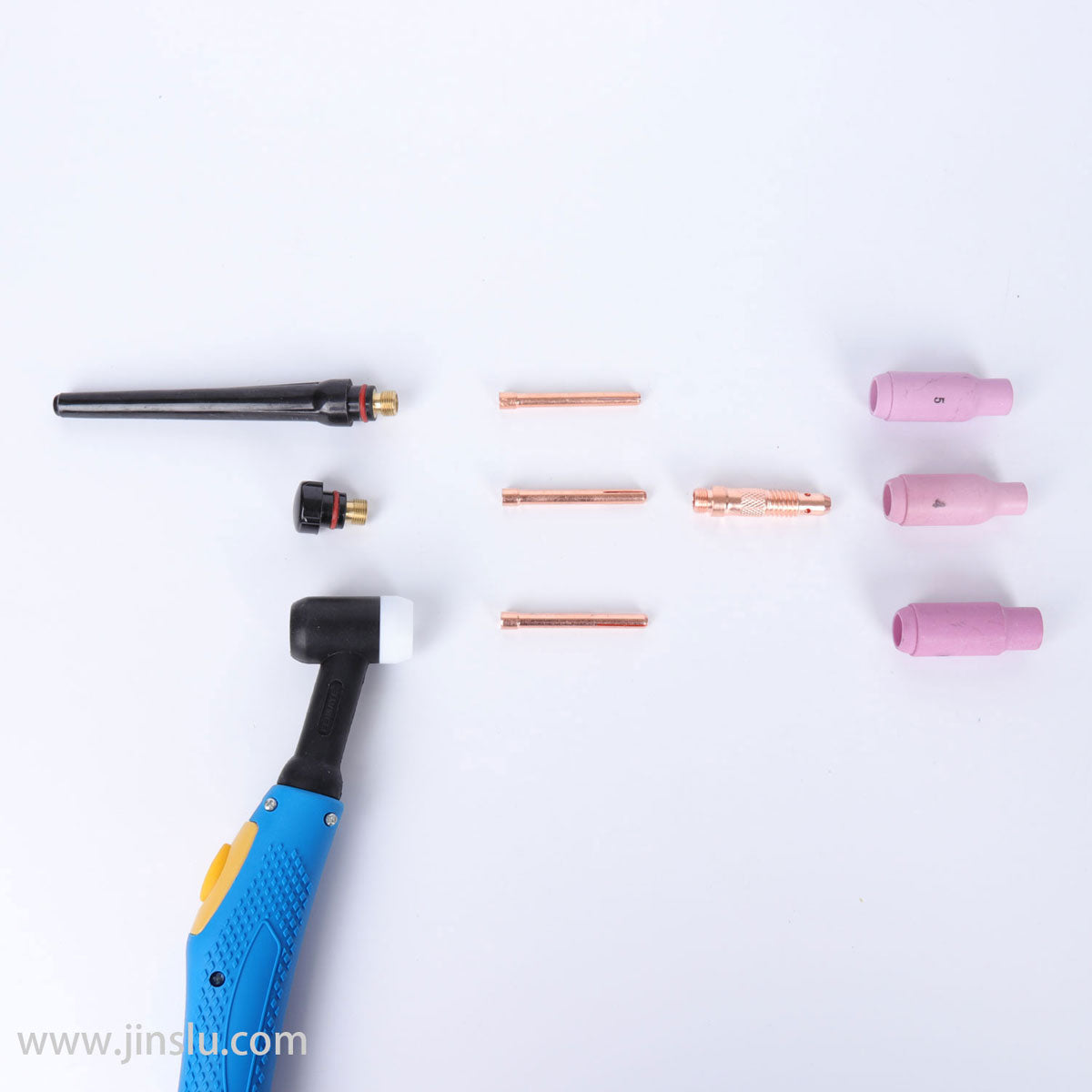 TIG WP-17 Handheld Air Cooled Argon Arc Welding Torch 4 Metes