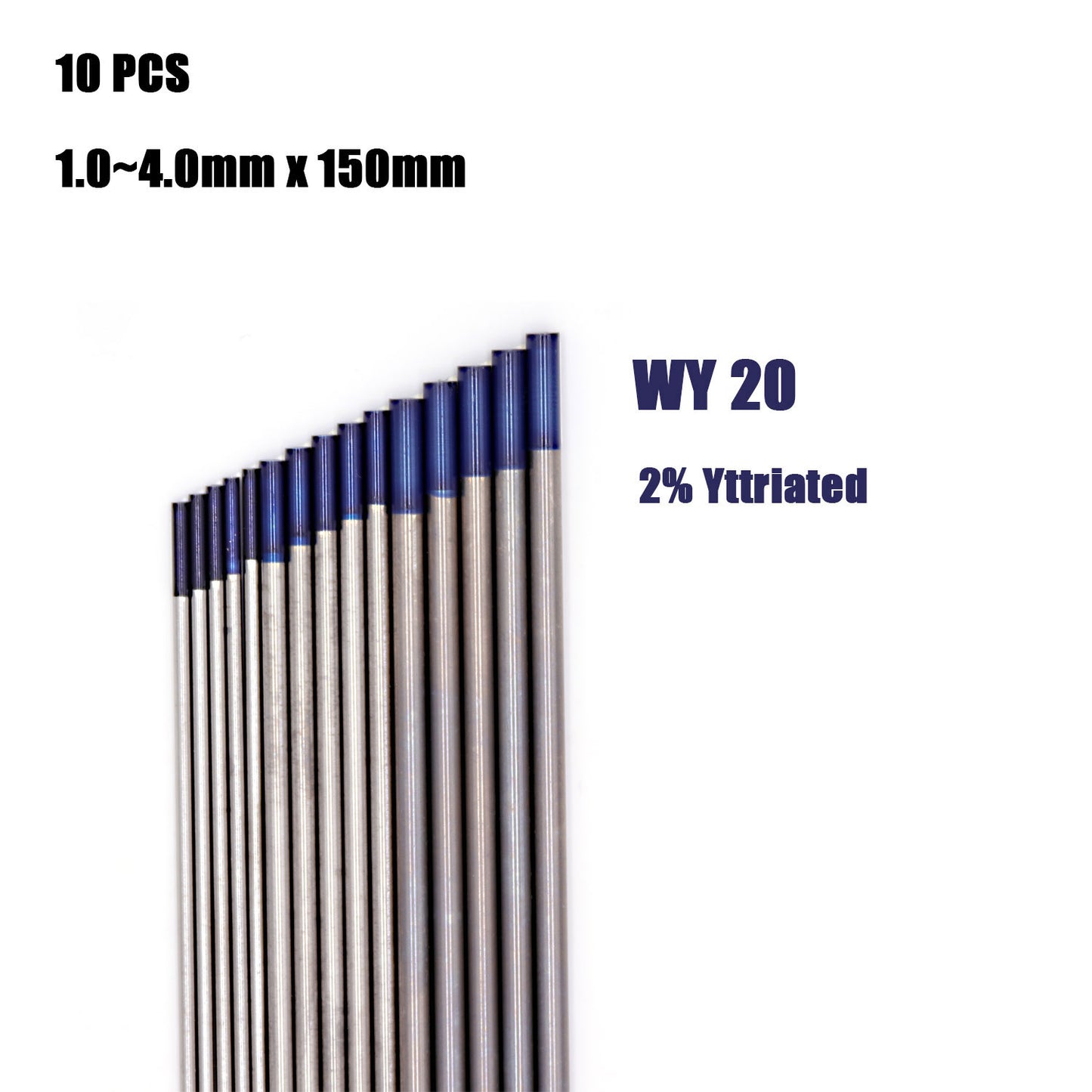 Tungsten Electrode 2% Yttriated WY20 (Dark Blue Tip)
