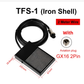 Industrial Heavy Duty Foot Pedal Switch – Metal Housing, Anti-Slip, 2M Cable, GX16 2-Pin/3-Pin, 220V