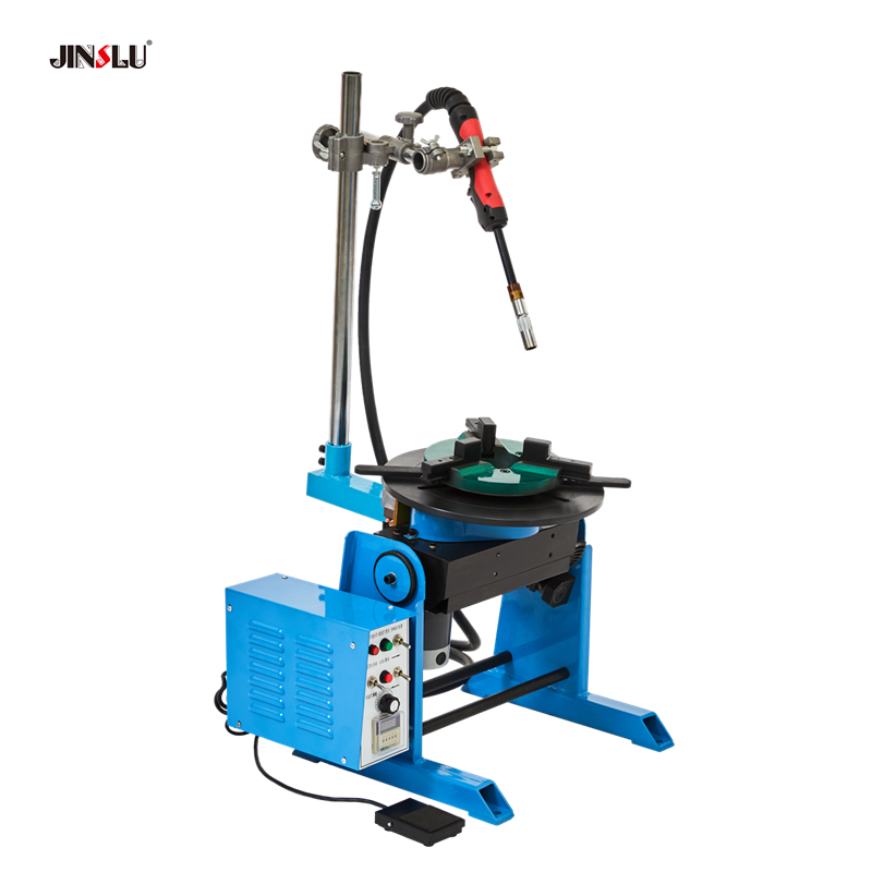 Enhance Precision with JINSLU: 50KG Horizontal Welding Positioner Turntable for Pipe Welding - Includes Welding Chuck (Customized products, please contact us to buy, EMAIL: sales@jinslu.com)