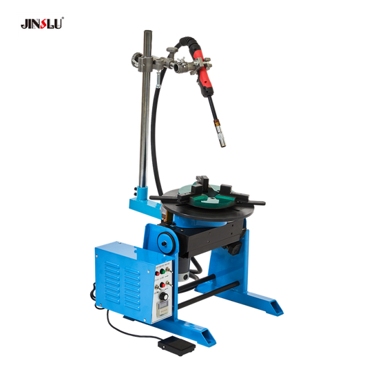 Enhance Precision with JINSLU: 50KG Horizontal Welding Positioner Turntable for Pipe Welding - Includes Welding Chuck (Customized products, please contact us to buy, EMAIL: sales@jinslu.com)