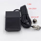 Industrial Heavy Duty Foot Pedal Switch – Metal Housing, Anti-Slip, 2M Cable, GX16 2-Pin/3-Pin, 220V