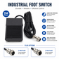 Industrial Heavy Duty Foot Pedal Switch – Metal Housing, Anti-Slip, 2M Cable, GX16 2-Pin/3-Pin, 220V