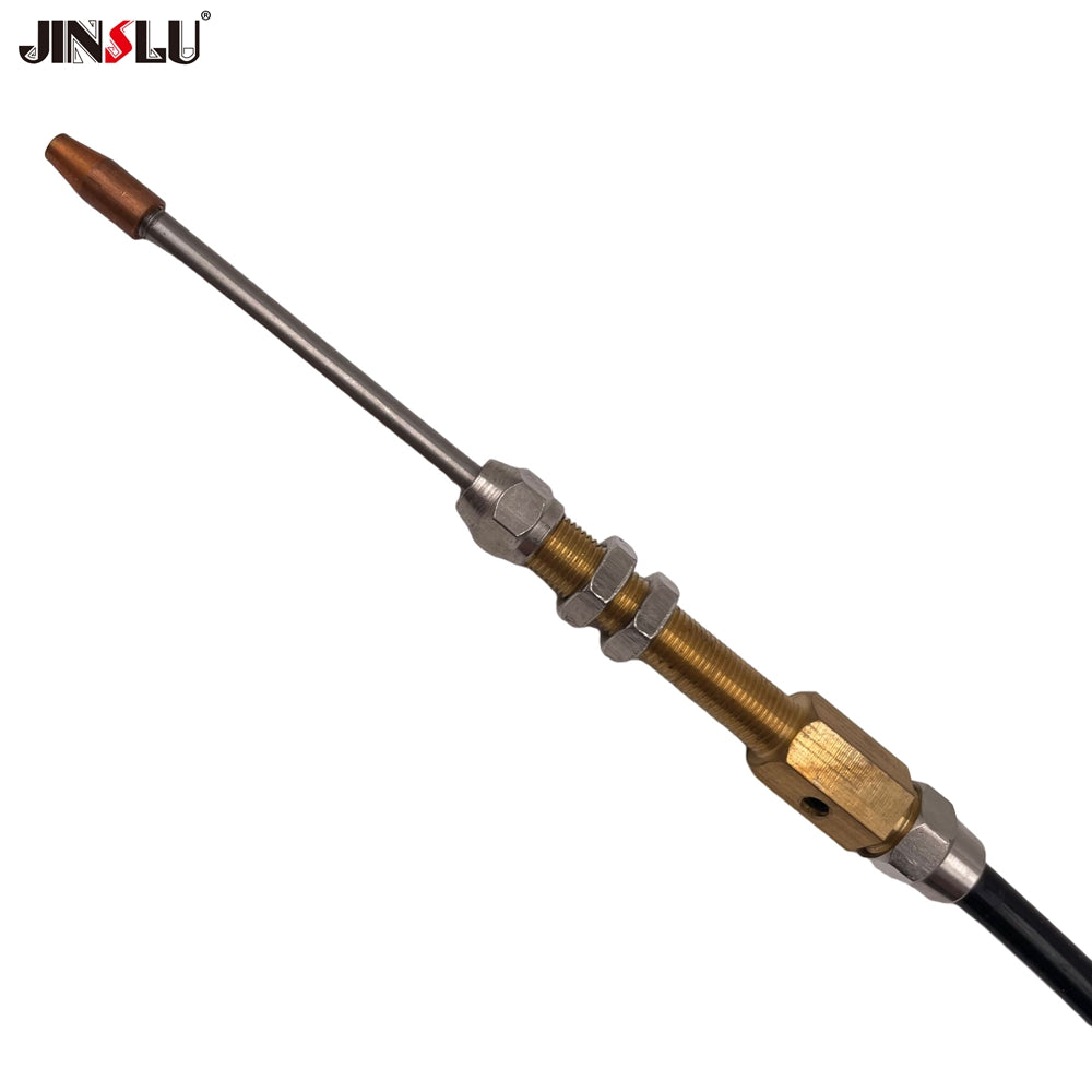 Manual Laser Welding Wire Feed Tube: Copper Fitting and Laser Fiber Connector for Precision Welding