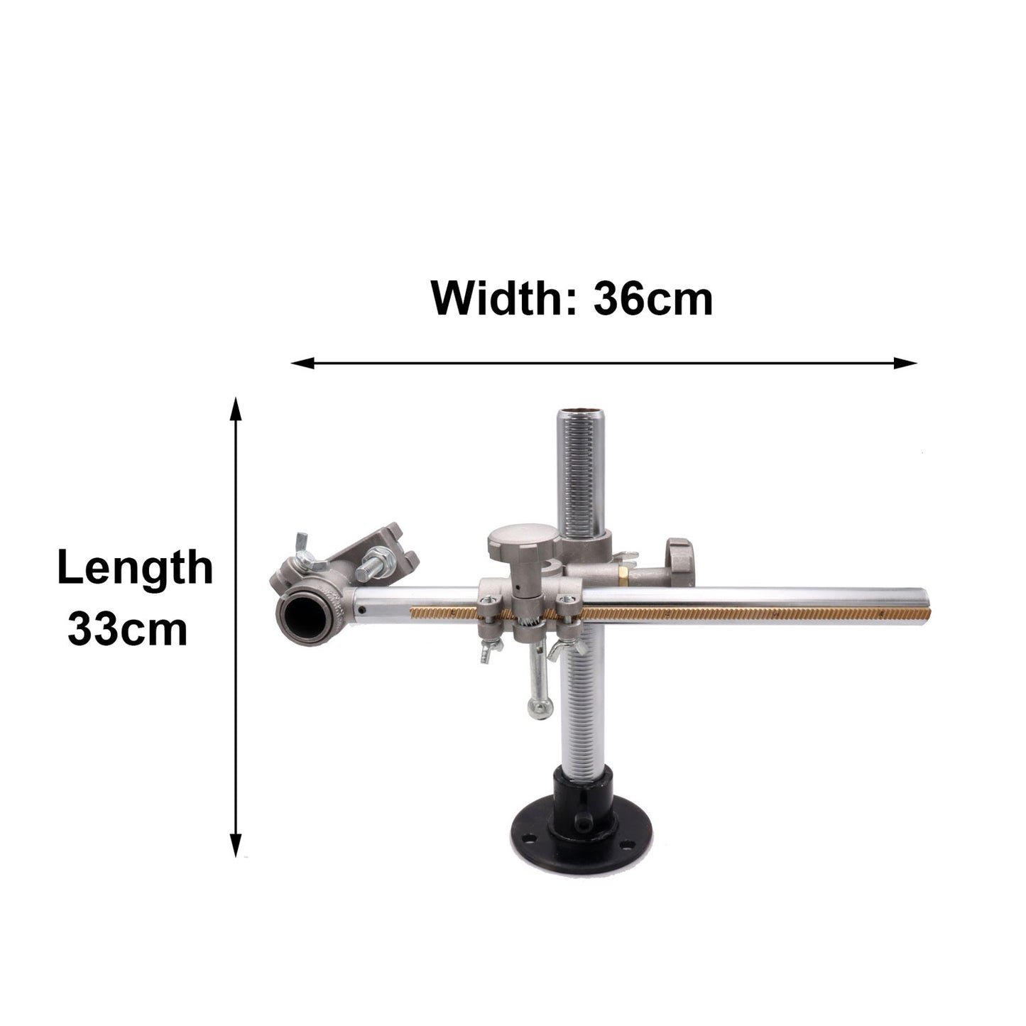 JINSLU Welding Turntable Positioner Torch Holder 50x60cm with Support Clamp Mountings.