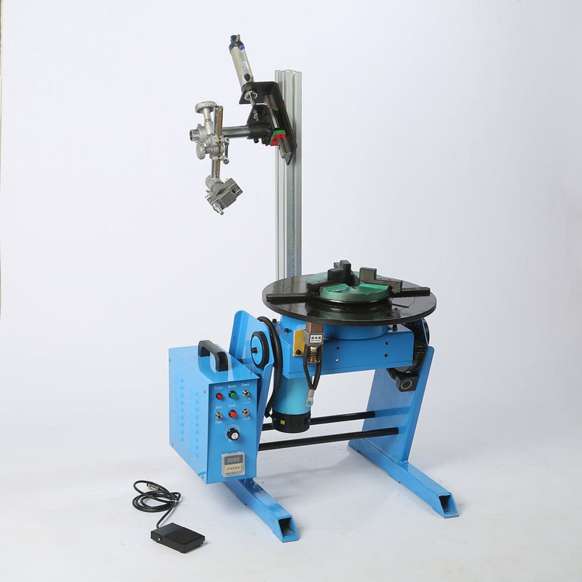Enhance Precision with JINSLU: 50KG Horizontal Welding Positioner Turntable for Pipe Welding - Includes Welding Chuck (Customized products, please contact us to buy, EMAIL: sales@jinslu.com)