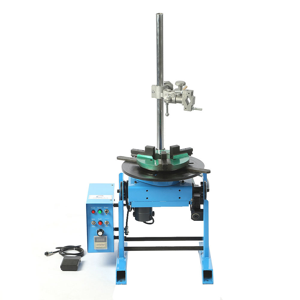 Enhance Precision with JINSLU: 50KG Horizontal Welding Positioner Turntable for Pipe Welding - Includes Welding Chuck (Customized products, please contact us to buy, EMAIL: sales@jinslu.com)