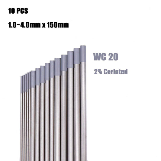 Tungsten Electrode 2% Ceriated WC20 (Grey Tip) 10PCS/lot