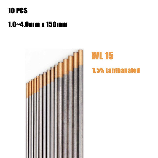 Tungsten Electrode 1.5% Lanthanated WL15 (Golden Tip)