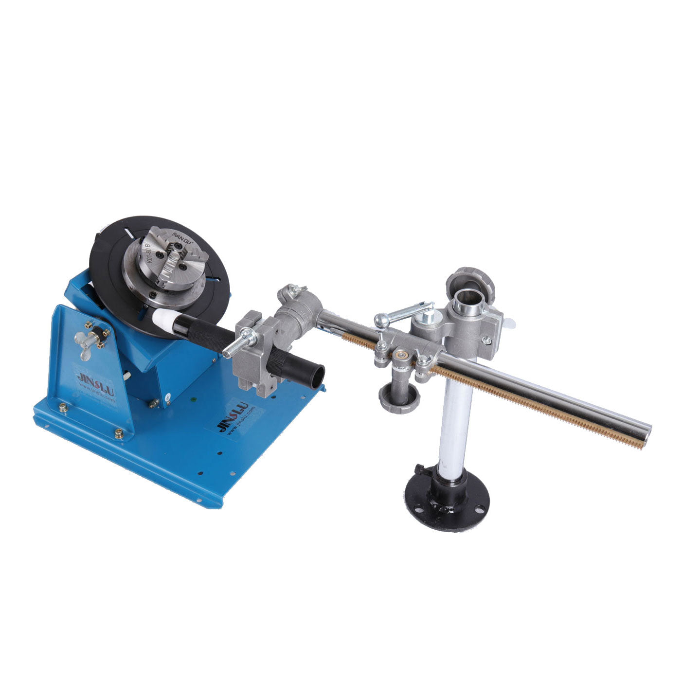Welding Positioner Turntable Torch Holder 36x33cm with Support Clamp Mountings