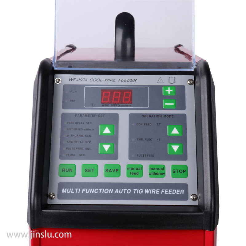 WF-007A Digital Pulse TIG Cold Wire Feeder MAchine, Manual & Automatic for Tig Welding of Aluminum Alloy. (Customized products, please contact sales@jinslu.com)
